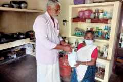 Giving Food and Vegetables to the inmates of Vasadham Pakalveedu