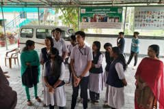 NSS Volunteers of CKHS Higher Secondary School Visiting Vasadham Pakalveedu